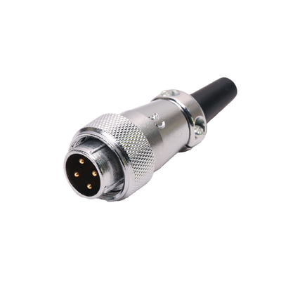 Rigoal IP68 Circular Connector , M14 4 Pin Male To Male Connector With Shielded