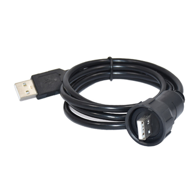 Type A Male To Male Panel Mount Waterproof USB Connector USB 2.0 Connector
